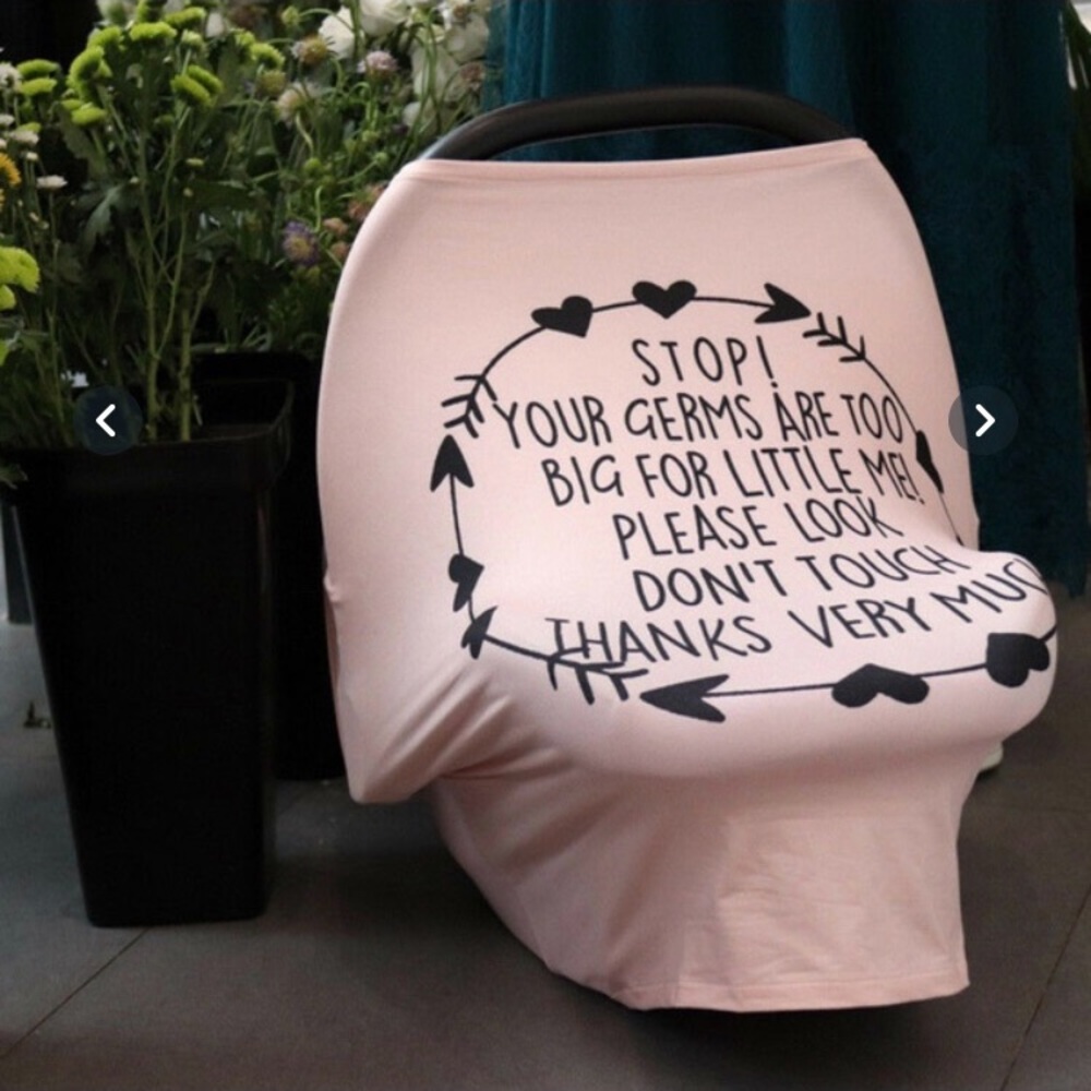 Baby/Infant Car seat/breastfeeding Cover Up x2